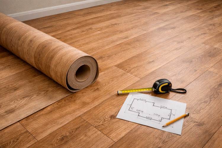 Как рассчитать линолеум по метражу: ширина рулона, запас и стыки