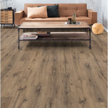Ламинат EGGER Comfort Classic 32кл 8мм 4-v EC1007 Дуб паркетный темный