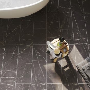 Ламинат EGGER Pro Large Aqua+ 33кл 8мм 4-v EPL246 Камень Пьетра Гриджиа чер.