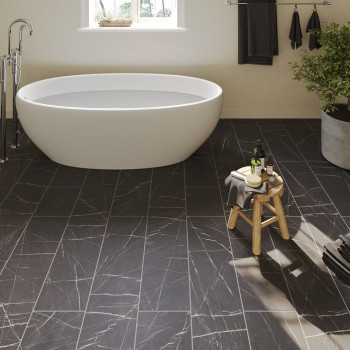 Ламинат EGGER Pro Large Aqua+ 33кл 8мм 4-v EPL246 Камень Пьетра Гриджиа чер.