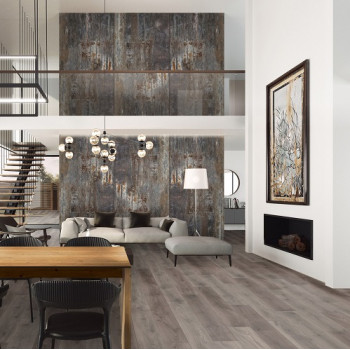 Ламинат ULTRADECOR Ultrablack 33кл 8мм 4-v K287 Дуб Стальной