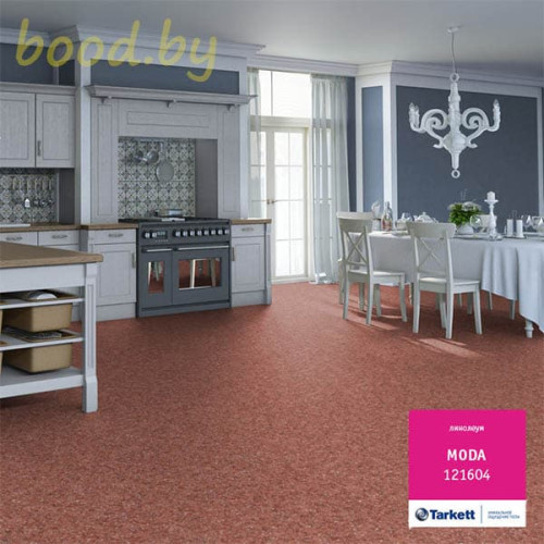 Линолеум Tarkett Moda (Мода) 121604 (Красный)