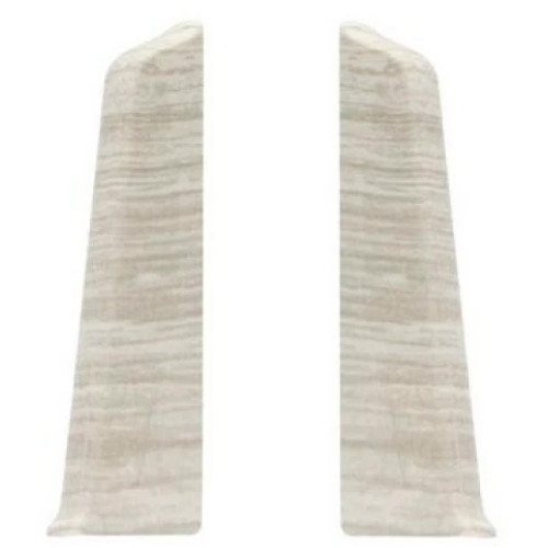 Заглушки к плинтусу LinePlast 85 мм в цвет к плинтусу