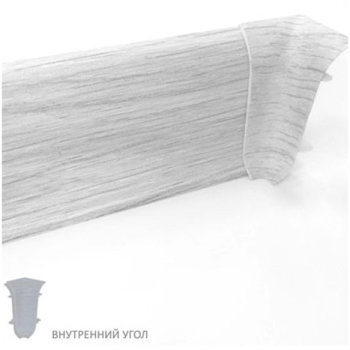 Угол внутренний LinePlast 58 мм в цвет к плинтусу
