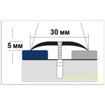Порог напольный алюминиевый A30 анодированный 135 см.