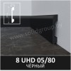Плинтус SOLID 8 UHD 05/80 2.40м Черный