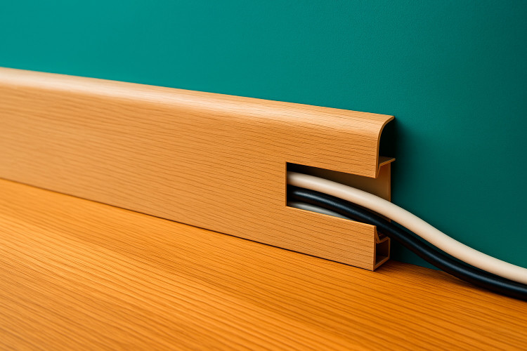 Плинтус с кабель-каналом: плюсы и минусы