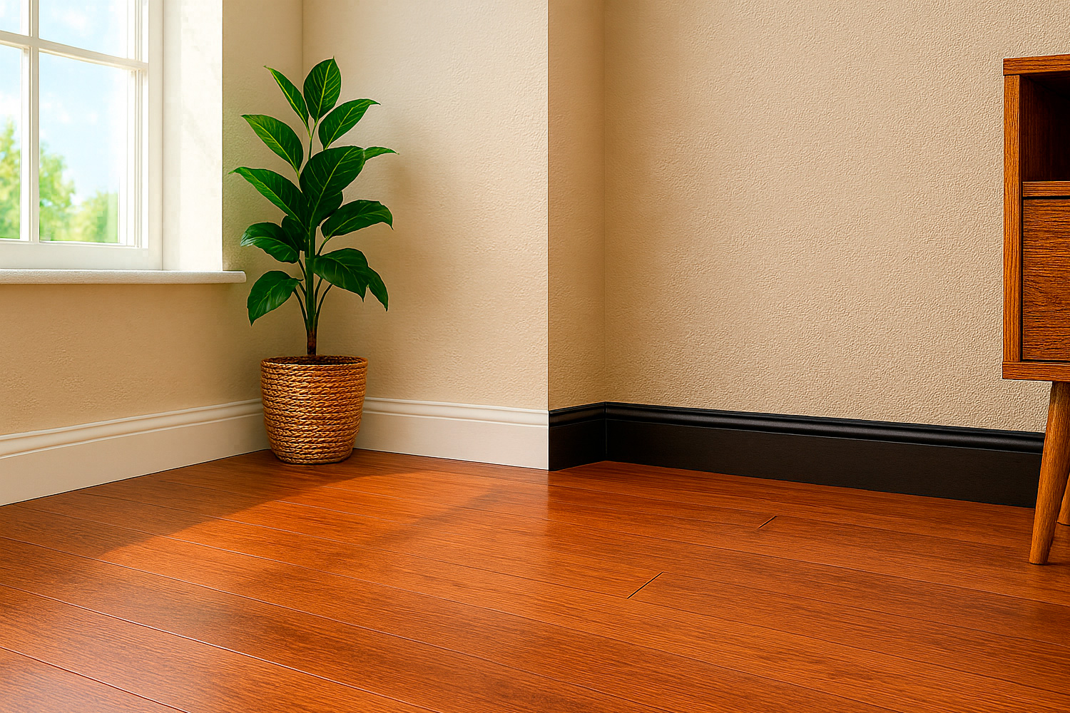 Тёмный или светлый плинтус: как выбрать цвет