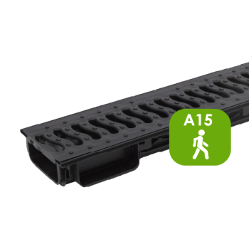 Лоток Ecoteck Lite 100h56 с решеткой пластиковой кл. А15