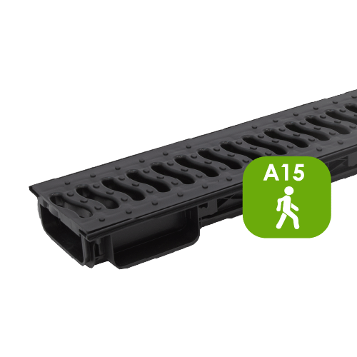 Лоток Ecoteck Lite 100h56 с решеткой пластиковой кл. А15
