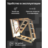 Чердачная лестница Docke PREMIUM TERMO LONG 70х120х363