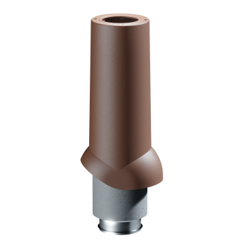 Docke PREMIUM/ Выход вентиляционный ИЗЛ-125/700/ Труба/ Светло-коричневый