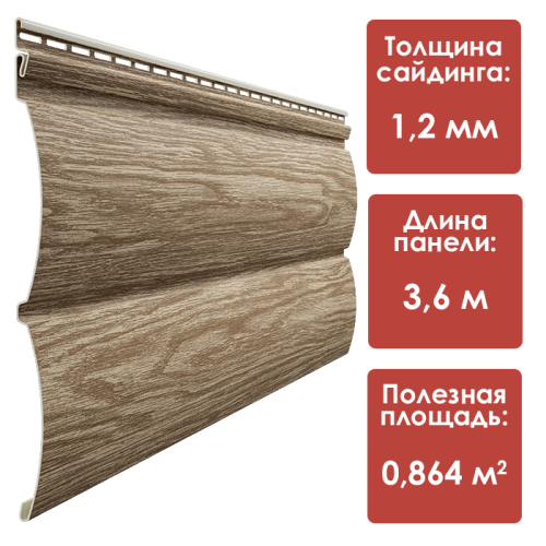 Docke LUX Монреаль Блок-Хаус D4,7T (Кедр)