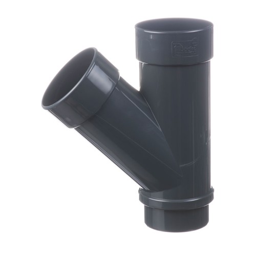 Docke LUX Тройник 45° (Графит)