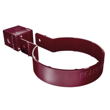 Хомут трубы Kliker ПВХ Grand Line Premium бордо (RAL 3005) (инд. упак.)