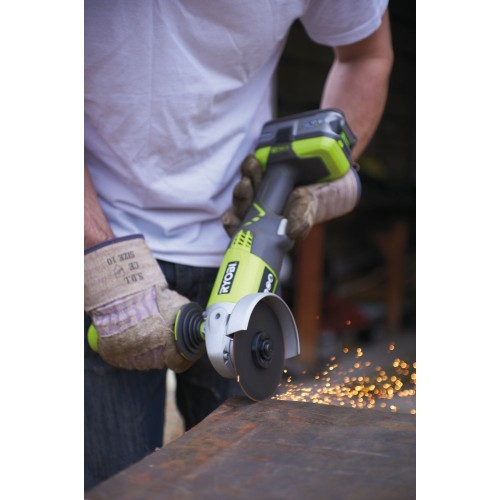 Углошлифмашина RYOBI R18AG-0 (без батареи) система ONE +