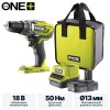 Дрель-шуруповерт RYOBI R18DD3-120S система ONE +