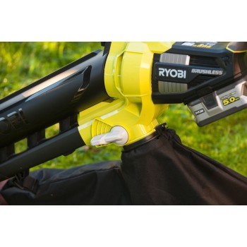 Воздуходувка-пылесос садовая бесщеточная RYOBI OBV18 (без батареи) система ONE +