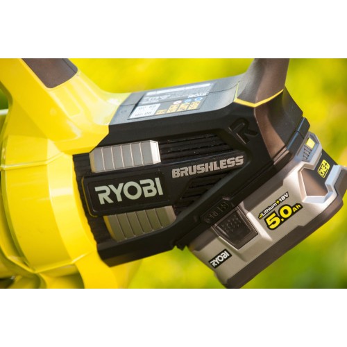 Воздуходувка-пылесос садовая бесщеточная RYOBI OBV18 (без батареи) система ONE +