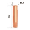 Контактный наконечник Fubag M6х25 мм ECU D =0.6 мм (10 шт.)