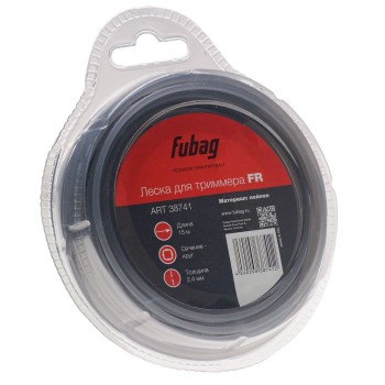 Леска триммерная круглая FUBAG FR 2,4 мм, 15 м