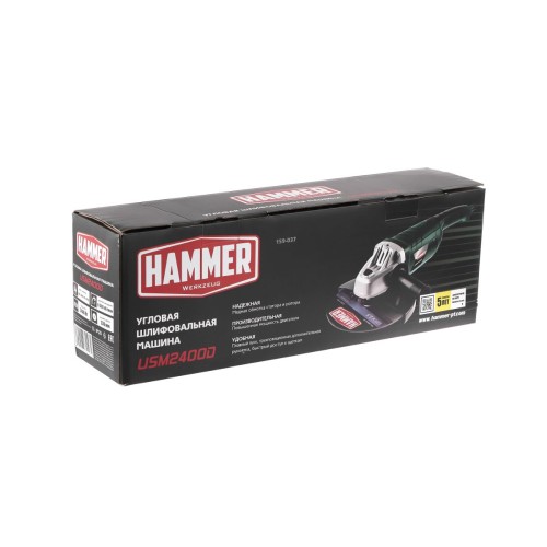 Углошлифмашина Hammer USM2400D