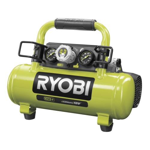 Компрессор безмасляный коаксиальный аккумуляторный RYOBI R18AC-0 (без батареи) система ONE +