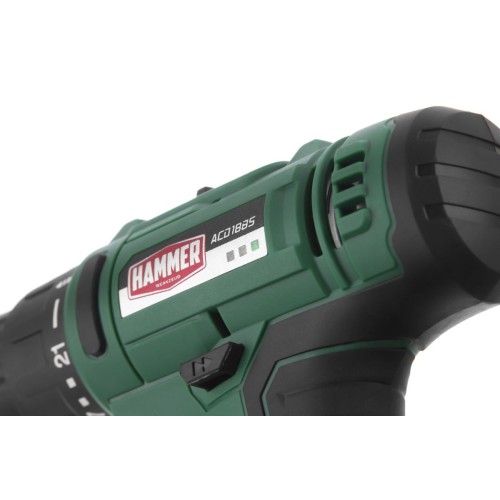Дрель-шуруповерт аккумуляторная Hammer ACD18BS