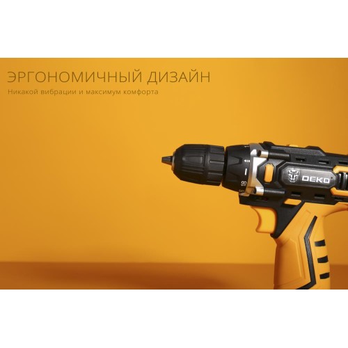Дрель-шуруповерт аккумуляторная DEKO DKCD12FU-Li SET 63