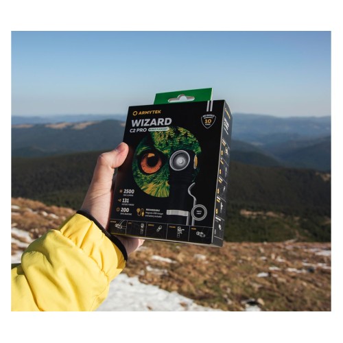Фонарь Armytek Wizard C2 Pro Magnet USB Белый