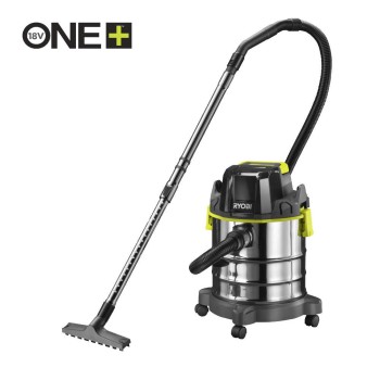 Пылесос строительный RYOBI R18WDV-0 (без батареи) система ONE +