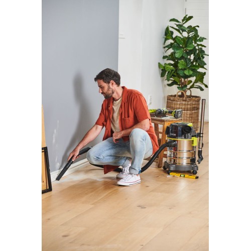 Пылесос строительный RYOBI R18WDV-0 (без батареи) система ONE +