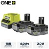 Аккумулятор (2) с зарядным устройством RYOBI RC18120-240X система ONE +
