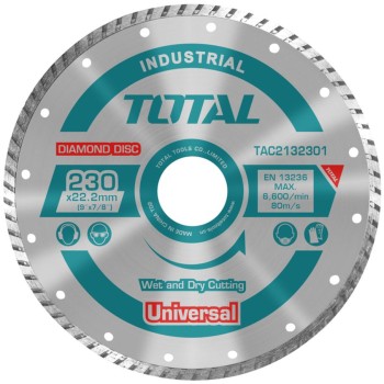 Диск алмазный 230x10x22,2 мм TOTAL TAC2132301