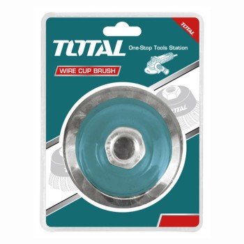Щетка проволочная чашечная 75 мм TOTAL TAC32031