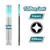 Бита ударная PH2 250 мм TOTAL TACIM16PH2103 (10 шт)