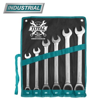 Набор ключей комбинированных с трещоткой TOTAL THT102RK061 (6 шт)