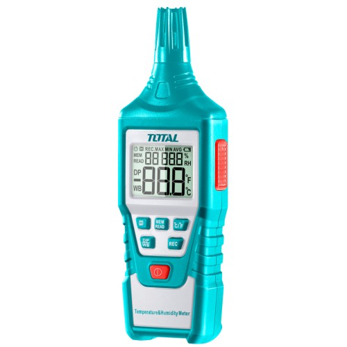 Измеритель влажности и температуры цифровой TOTAL TETHT01
