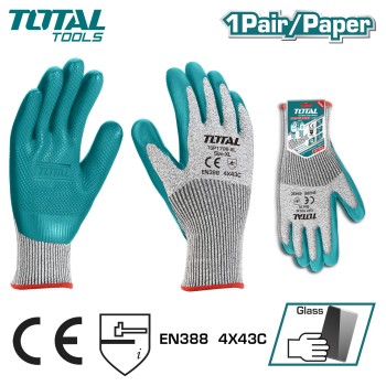Перчатки с защитой от порезов размер XL TOTAL TSP1706-XL