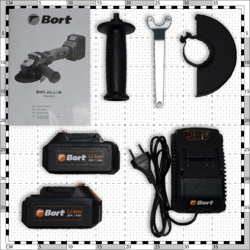 Углошлифмашина аккумуляторная Bort BWS-20Li-SR
