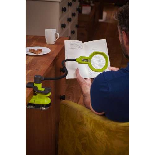 Фонарь с увеличительной линзой RYOBI RML18-0 (без батареи) система ONE +
