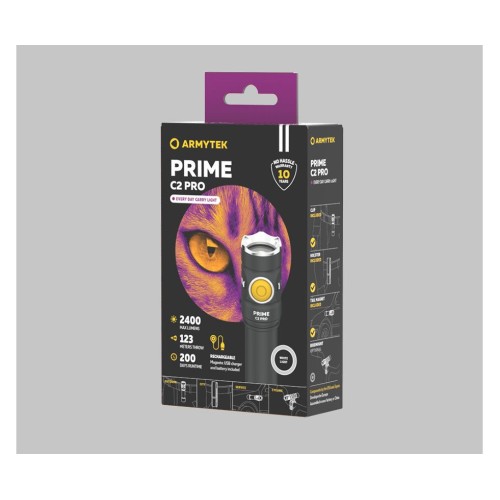 Фонарь Armytek Prime C2 Pro Magnet USB Белый