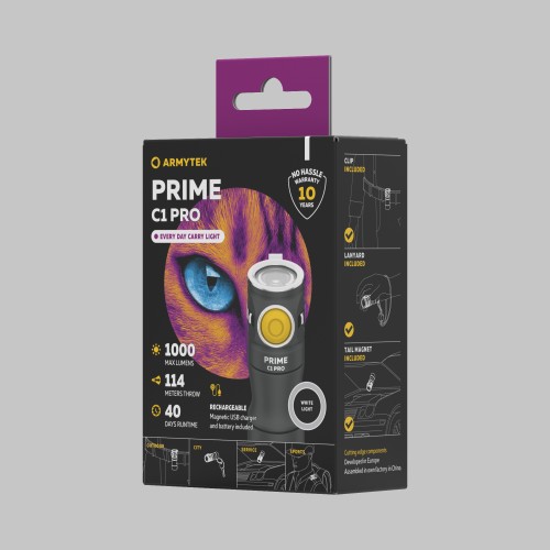 Фонарь Armytek Prime C1 Pro Белый