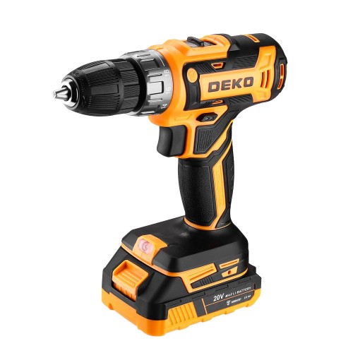 Дрель-шуруповерт аккумуляторная DEKO DKCD20FU-Li 063-4149