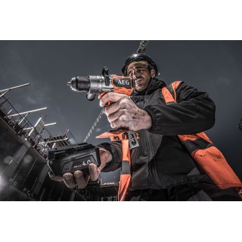 Дрель-шуруповерт ударная аккумуляторная бесщеточная AEG BSB18C3BL-X02C