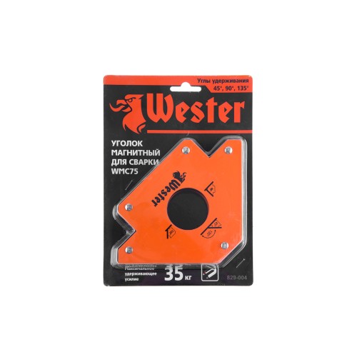 Уголок магнитный для сварки WESTER WMC75 829-004