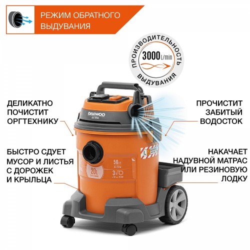 Пылесос строительный DAEWOO DAVC 2014S