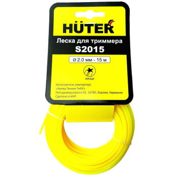 Леска (2.0 мм; 15 м; звезда) Huter S2015