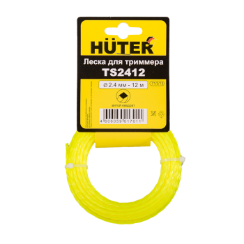 Леска (2.4 мм; 12 м; витой квадрат) Huter TS2412
