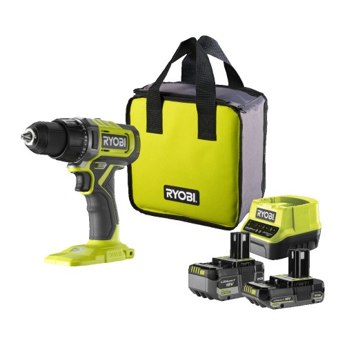 Дрель-шуруповерт RYOBI RDD18-2C52S система ONE +